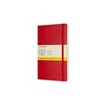 Moleskine Notizbuch Large/A5, Kariert, Soft Cover, Scharlachrot