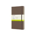 Moleskine Earth Brown Notebook Large Plain Hard