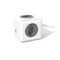 ALLOCACOC, Allocacoc PowerCube Extended USB - Stockdosenwürfel (Grau)