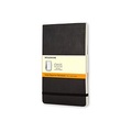 Moleskine soft, Pocket Size, Ruled Reporter Notebook black