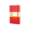 Moleskine classic Red Cover, Large Size, Squared Notebook