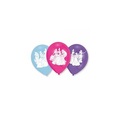 Princess - 6 Ballone Prinzessin - Zufallsfarbe