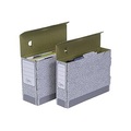 Bankers Box Archivschachtel 1080501 111 mm x 265 mm x 327 mm Karton Grau, Weiß 1 St.
