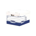 FELLOWES Archivbox Basic Heavy Duty 4461601 weiss/blau 38x28.7x43 cm