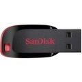 Sandisk Cruzer Blade 64Gb Usb2 Black/red - USB-Stick (64 GB, Schwarz/Rot)