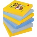 POST-IT Super Sticky Notes 76x76mm 654-6SS-NY New York 4 Farben 6 x 90