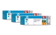 HP 91 Original cyan Mehrfachverpackung