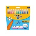Bic - 12er-Pack Filzstifte Kid Couleur XL - Multicolor