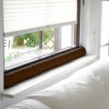 Fenster-Zugluftstopper, Größe: 3, braun