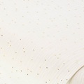 Musselin/Doppel-Gaze mit Glitzerdruck 