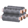 buttinette Universal-Nähgarn, Stärke: 100, 5er-Pack, graphit