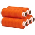 buttinette Universal-Nähgarn, Stärke: 100, 5er-Pack, orange