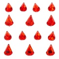 Jofrika Cosmetics, Jofrika Tropfen-Steine, rot, selbstklebend