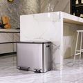 Eko, EKO Tretmülleimer EcoCasa 3x15 L Mattsilber