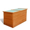 vidaXL, vidaXL Garten-Aufbewahrungsbox 126x72x72 cm Holz