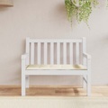 vidaXL Gartenbank-Auflage Creme 100x50x4 cm