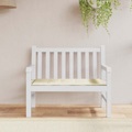 vidaXL Gartenbank-Auflage Creme 120x50x4 cm