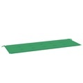 vidaXL Gartenbank-Auflage Grün 150x50x4 cm