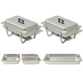 Diverse Hardware, Chafing Dish Set 2-tlg. Edelstahl