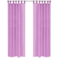 vidaXL Vorhänge aus Voile 2 Stk. mit Schlaufen 140 x 245 cm Lila