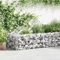 vidaXL Gabionenkorb Pflanzkasten Gemüse-Hochbeet Stahl 300×30×50 cm