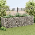 vidaXL Gabionen-Hochbeet Stahl 360×90×100 cm