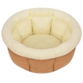 vidaXL Hundebett Größe L Beige