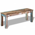 Diverse Hardware, Bank Recyceltes Massivholz 110x35x45 cm