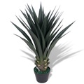 vidaXL Künstliche Yucca-Pflanze mit Topf 90 cm Grün