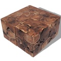 Diverse Hardware, Hocker/Couchtisch Massivholz Teak