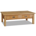 vidaXL, vidaXL Couchtisch Massivholz Teak 100×60×35 cm