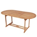 Garten-Esstisch 180 x 90 x 75 cm Teak