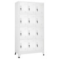 vidaXL Spind mit 12 Fächern 90 x 45 x 180 cm