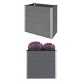 Pflanzkasten WPC 100 x 50 x 91 cm Grau