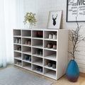 Schuhregal Spanplatte 92 x 33 x 67,5 cm Weiss