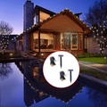 Solarbetriebene LED-Lichterketten 2 Stk. Warmweiss