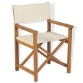 Klappbarer Regiestuhl Massivholz Teak