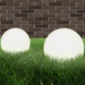 vidaXL, vidaXL LED-Gartenleuchten 2 Stk. Kugelförmig 30 cm PMMA