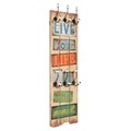 Wandgarderobe mit 6 Haken 120 x 40 cm 