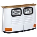 LKW-Sideboard Mangoholz Massiv Weiss