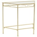 Beistelltisch Vintage-Stil Metall 87x34x73 cm Gold