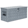 vidaXL, vidaXL Aluminiumkiste 80×30×35 cm Silbern