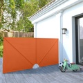 Diverse Hardware, Garten-Sonnendach Zusammenklappbar 300 x 150 cm Terrakotta