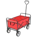 Diverse Hardware, Klappbarer Handwagen Stahl Rot