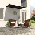 Einziehbare Markise Anthrazit 200 x 150 cm