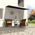 Einziehbare Markise Anthrazit 300 x 150 cm