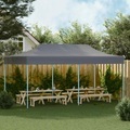 Pop-Up-Partyzelt Faltbar 3 x 6 m Anthrazit