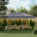 Pop-Up-Partyzelt Faltbar 3 x 6 m Anthrazit