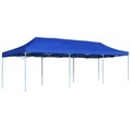 Diverse Hardware, Faltzelt Pop-Up Partyzelt 3 x 9 m Blau
