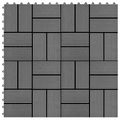 vidaXL, vidaXL Terrassenfliesen 11 Stück WPC 30 x 30 cm 1 qm Grau